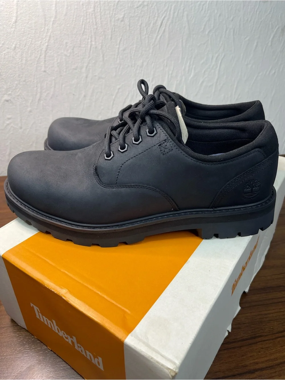 Timberland Britton Road Waterproof Leather Oxford Shoes Black US 9 EU 43 UK 8.5